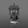 A Funko POP! figure of the Lich King from World of Warcraft, standing on a snowy base. Podgląd zdjęcia produktu