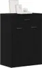vidaXL Botník černý v dubovém vzhledu 60 x 35 x 84 cm Náhled obrázku produktu 2