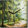 Coloray Uhr auf Leinwand 30x30 cm Wand Uhr Dekoration Produktbild-Vorschau 1