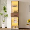 Flieks Glasvitrine mit LED-Beleuchtung, zwei Glastüren und Produktbild-Vorschau 3