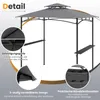 COSTWAY Grillpavillon 242x150cm, Gartenpavillon mit Produktbild-Vorschau 8