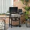 Plynový gril Outsunny 3 KW 3+1 hořák Grilovací vozík z Náhled obrázku produktu 2