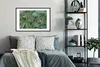 MuchoWow® MuchoWow® Gerahmtes Poster Tiger - Blätter - Farn Produktbild-Vorschau 2