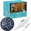 LED vánoční světla rampouchy studená bílá barva 300 LED 12 Náhled obrázku produktu 1
