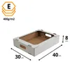 KAPAK Kuchen Tray Weiß 40x30x8 cm für Catering & Bäckereien Produktbild-Vorschau 2