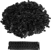 A pile of black LEGO Technic chain links, with one chain link laid out below. Náhled obrázku produktu