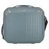 A blue beauty case with a gray strap is shown against a white background. Anteprima dell’immagine prodotto