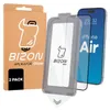 A product shot of a screen protector for an iPhone Air, including its packaging and applicator frame. Produktbild-Vorschau