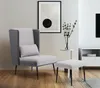 M MCombo Ohrensessel mit Hocker, Polstersessel Relaxsessel Produktbild-Vorschau 4