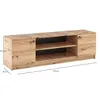 BEAUTYSOFA |TV-Schrank ELIO E6 160 cm, mit 2 Türen & offene Produktbild-Vorschau 4