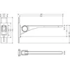 HEWI 802.50.41060 SD Stützklappgriff Basic,900 mm Produktbild-Vorschau 2