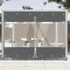 (2.4x2.1M) Rideaux d'extérieur en PVC transparent avec Voir les images du produit 1