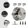 A lathe chuck and its components are displayed against a white background. Náhled obrázku produktu