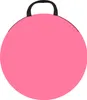 A pink circular tent with a black handle on top, isolated on a white background. Náhled obrázku produktu
