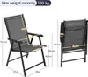 Yaheetech 2er Set Gartenstühle Hochlehner Klappstühle Produktbild-Vorschau 7