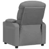 vidaXL Fauteuil relax gris clair Tissu Voir les images du produit 5