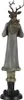 Clayre & Eef Figur Hirsch 9x8x36 cm Grau Kunststoff Produktbild-Vorschau 3