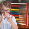 Holz Abakus Kinder Lernhilfe 10 Reihen Mit Farbigen Perlen Produktbild-Vorschau 4