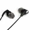 A pair of black Skullcandy in-ear headphones with gray ear tips, shown against a white background. Produktbild-Vorschau