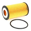 A Bosch oil filter and a separate rubber O-ring are shown on a white background. Produktbild-Vorschau