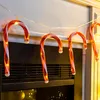 LED Zuckerstangen Lichterkette Weihnachten Innen Batterie Produktbild-Vorschau 2