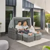 HOME DELUXE - Strandkorb HOLBY inkl. Abdeckung - 160 x 69 Produktbild-Vorschau 3