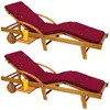 CASARIA® Set da 2 Lettino Prendisole in Legno Acacia incl. Anteprima dell’immagine prodotto 1