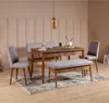 Skye Decor, Vina Bank Soho, Walnut, Sitzbänke, Bank, Produktbild-Vorschau 4