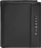 A black leather wallet with the brand name 'Bugatti' embossed vertically on the right side. Produktbild-Vorschau
