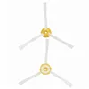 Two sets of side brushes for a robot vacuum cleaner are shown against a white background. Voir les images du produit