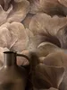 NEWROOM Tapete Diarra Braun Vliestapete - Floral Blumen Produktbild-Vorschau 1