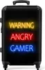 NoBoringSuitcases.com® Großer Koffer - Gaming - Zitate - Produktbild-Vorschau 1