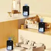 Dehumidifiers placed in different rooms of a house, including a bedroom and living room. Produktbild-Vorschau