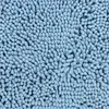Chenille-Badmat 45x45cm, Lichtblauw, wasbar, antislip Produktbild-Vorschau 7