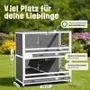 Hasenstall Kaninchenstall zooprinz Oskar mit Rollen | Produktbild-Vorschau 2