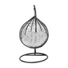 Hängesessel für den Garten VIRELLA L, Schwarz / Schwarz + Produktbild-Vorschau 3