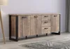 trendteam Emile Sideboard Tabak Eiche Nachbildung/Schwarz, Produktbild-Vorschau 4