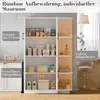 MODFU Mehrzweckschrank 103 x 40 x 163 cm, Küchenschrank mit Produktbild-Vorschau 4