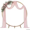 vidaXL Svatební oblouk Světle hnědý 224 x 80 x 220 cm Náhled obrázku produktu 3