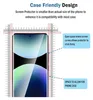 Diagram illustrating the case-friendly design of a screen protector for a smartphone. Náhľad obrázku produktu