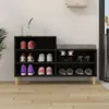 vidaXL Stojan na topánky čierny 102x36x60 cm Materiál drevo Náhľad obrázku produktu 3