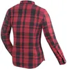 Camicia da moto Bogotto Forgewood da donna, nera/rossa, Anteprima dell’immagine prodotto 3