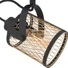 EGLO Wandlampe innen Dellow, Gitter Lampe Industrial, Produktbild-Vorschau 5