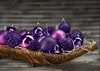 Brubaker 101 kusů sada Tree Top Christmas Baubles Fialové Náhled obrázku produktu 5