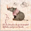 ARTland Glasbild Lebensweisheit Zeit Größe: 30x30 cm Produktbild-Vorschau 1
