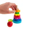 Tg67026 Drevené Bloky Veža Puzzle Sorter Pyramída Náhľad obrázku produktu 4