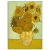 Leinwandbild sonnenblumen - v. van gogh reproduktion 80x120 Produktbild-Vorschau 3