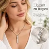 Edelstahl Klangpfeife Halskette mit 528‑Hz‑Frequenz, Produktbild-Vorschau 4