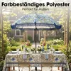 Mica Decorations Parasol Bloem - 220x220x238 cm - Polyester Voir les images du produit 12