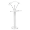 A white valet stand with a hanger and a bar for trousers. Produktbild-Vorschau